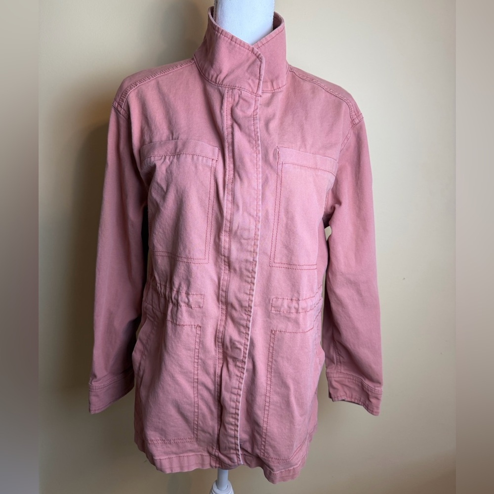 Old Navy Scout Utility Jacket Women's Medium Rose Button down coat